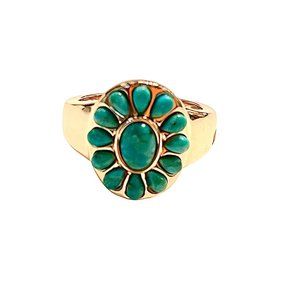 Copper Turquoise Ring